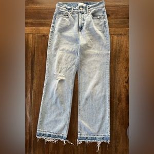 LOFT wide leg jeans